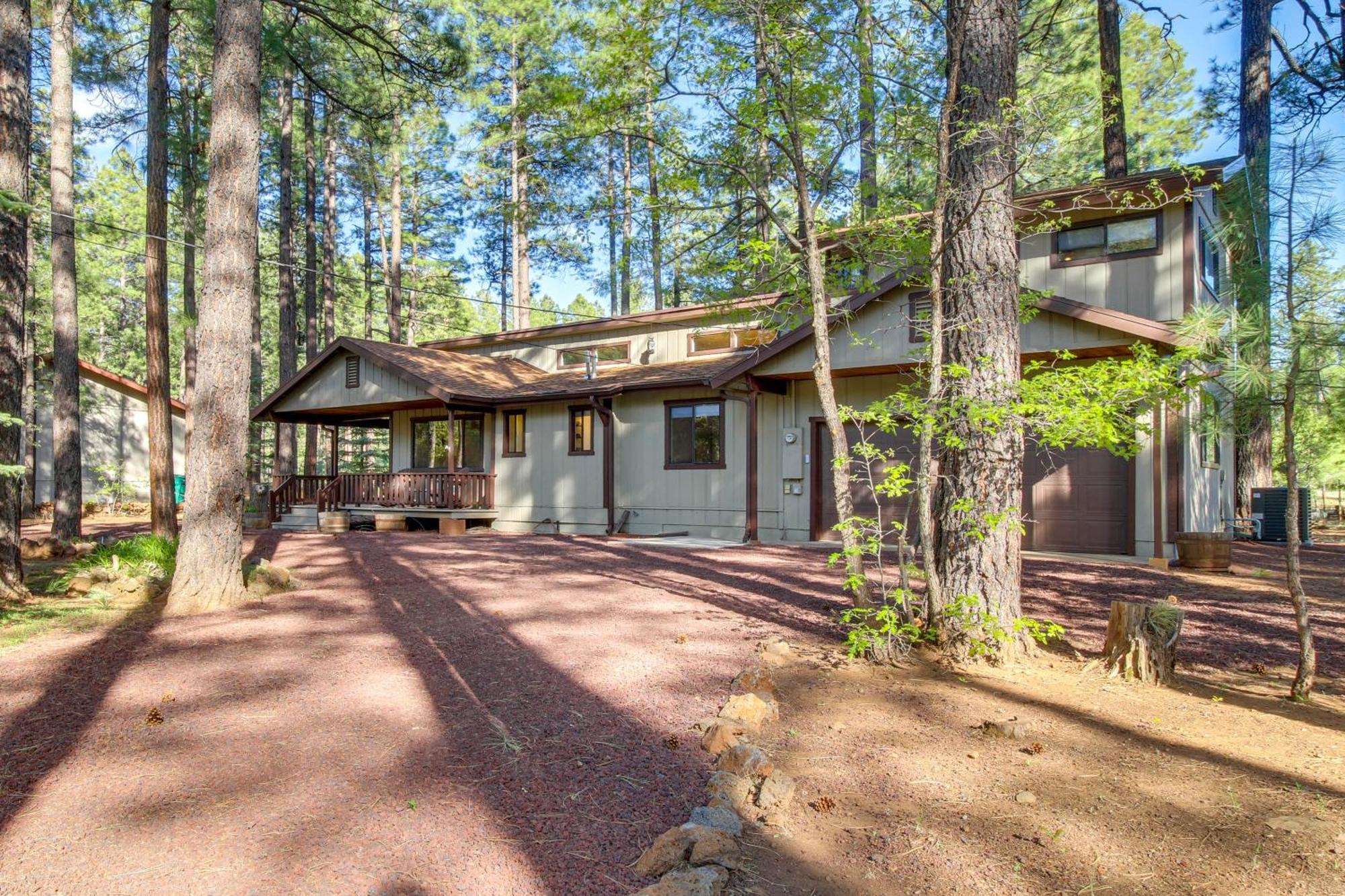 Peaceful Pinetop Cabin With Deck And Fire Pit! Βίλα Indian Pine Εξωτερικό φωτογραφία